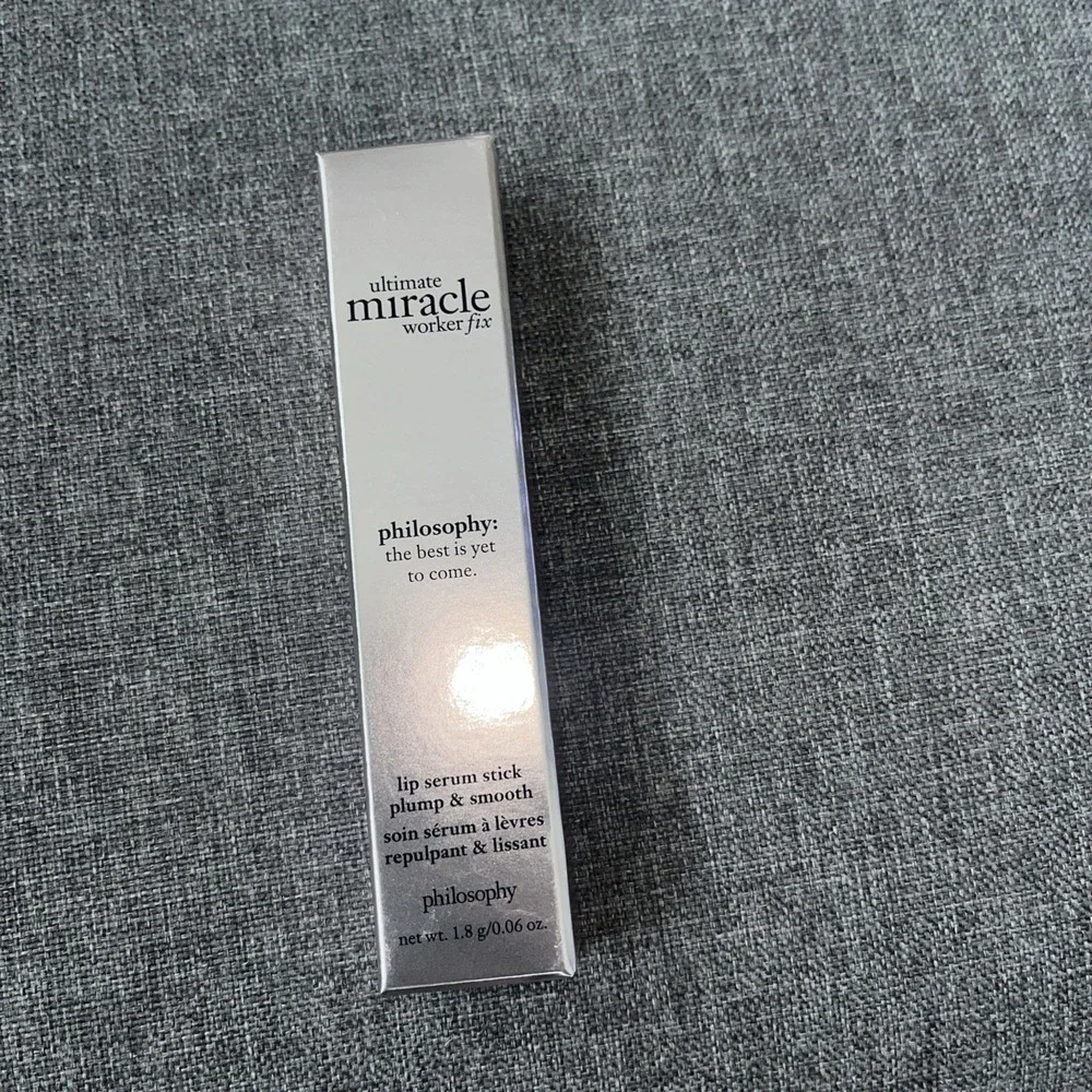 Philosophy Ultimate Miracle Worker FIX Lip Serum Stick .06 oz  NEW IN BOX